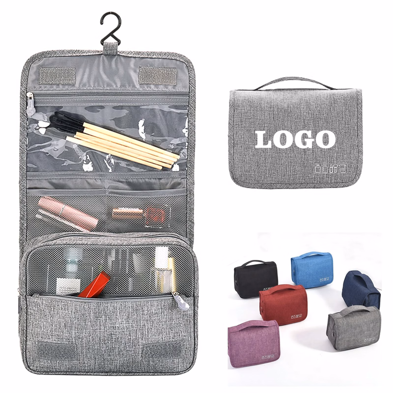 Travel Multifunctional Hook Toiletry Bag. MOQ 50PCS