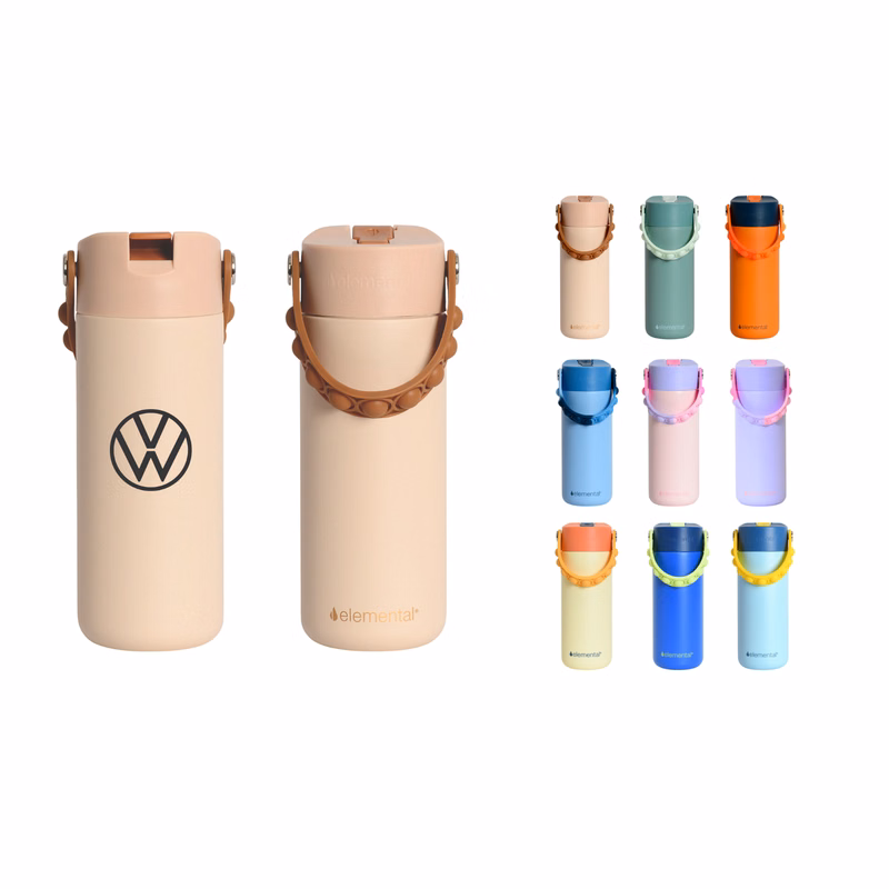 Elemental® Core Series 18oz Pop Fidget Stainless Steel Water Bottle - Vacuum Insulated - BPA-Free
