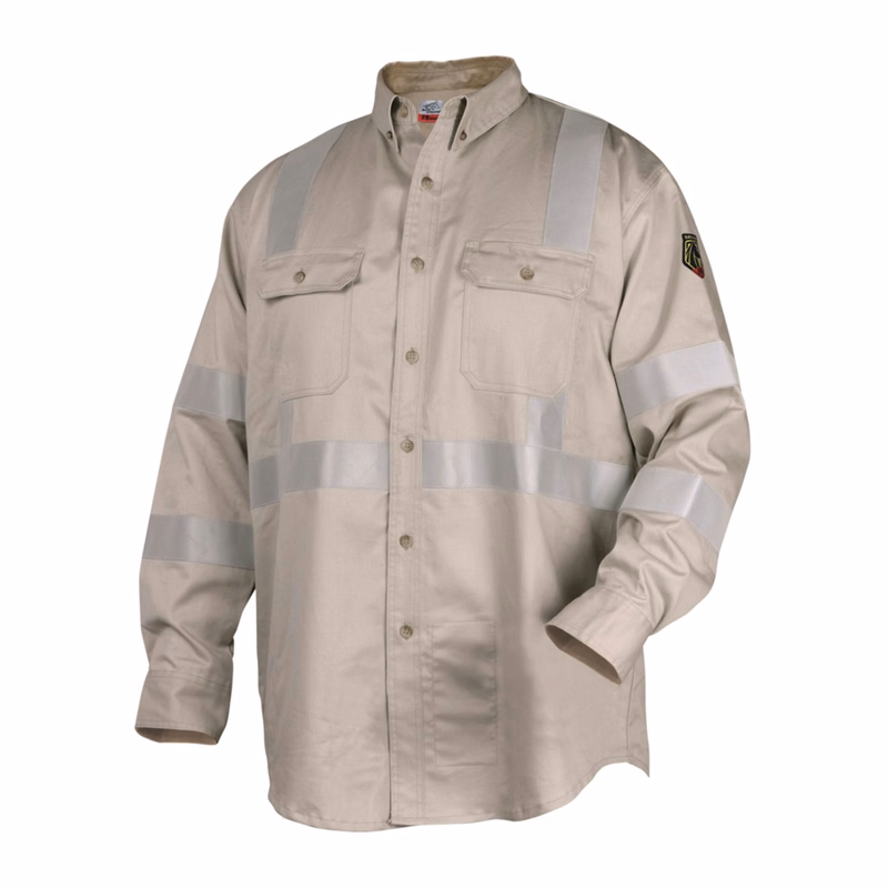 Black Stallion -ST FR COTTON STONE WORK SHIRT WITH SILVER REFLECTIVE