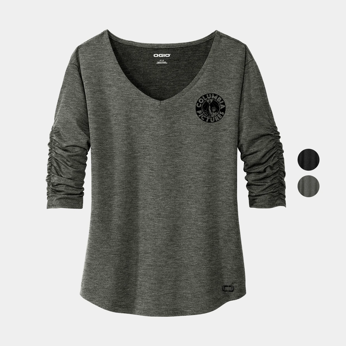 OGIO® Ladies Full Sleeve V-Neck T-Shirt 1