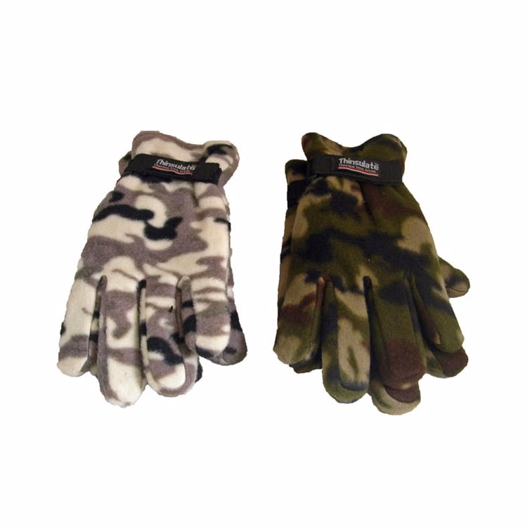 Polar Fleece Gloves Camo