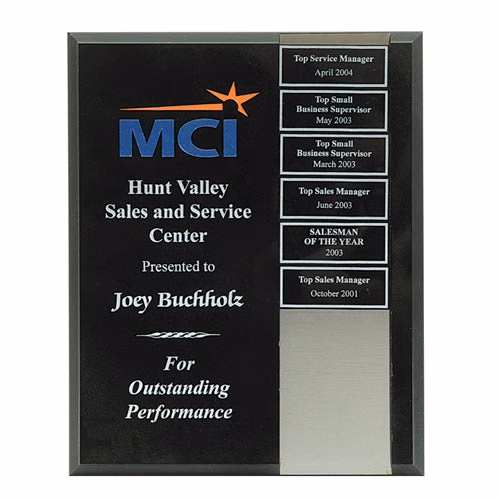Black Plaque With Perpetual Magnetic Tiles