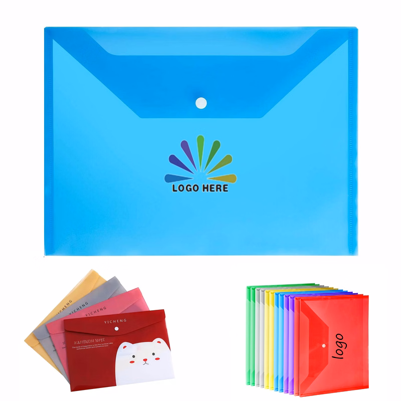 Plastic File Bag MOQ 10pcs