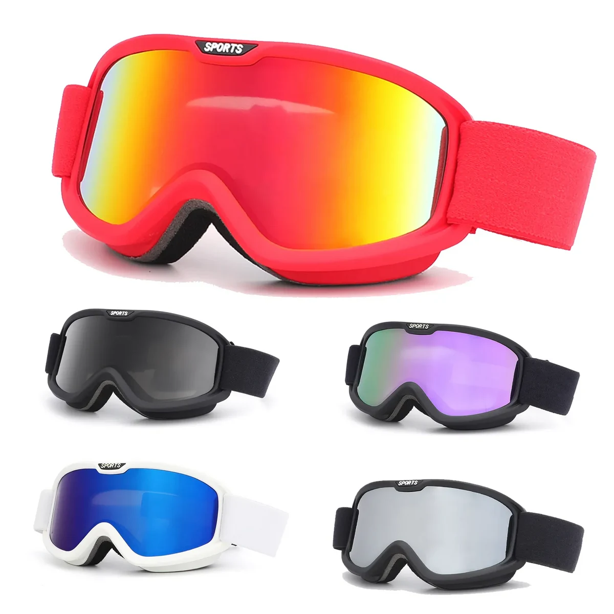 Double-Layer Anti-Fog Ski Glasses 1