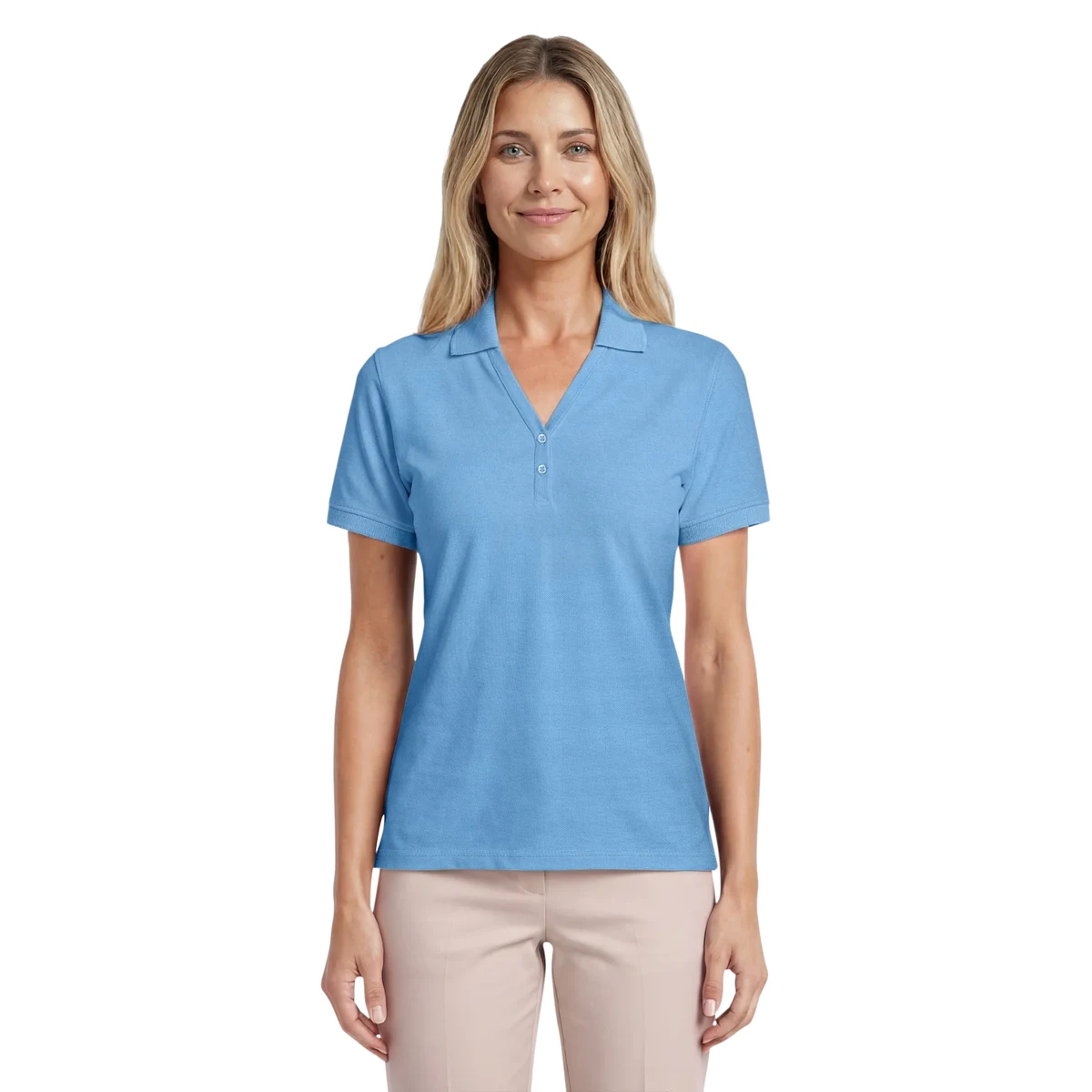 Ladies' Soft Touch Y-Placket Polo 1