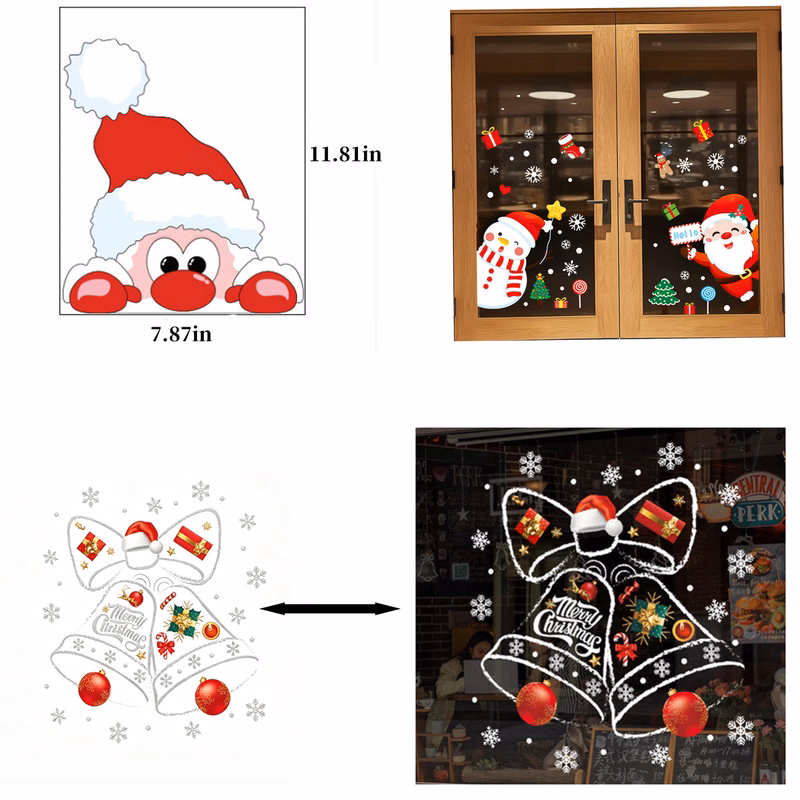 Festival Window Glass Stickers