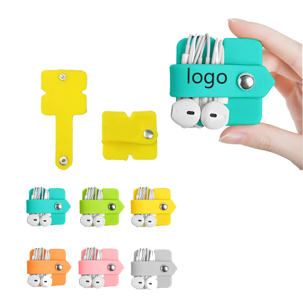 Creative Silicone Cable Clip 1