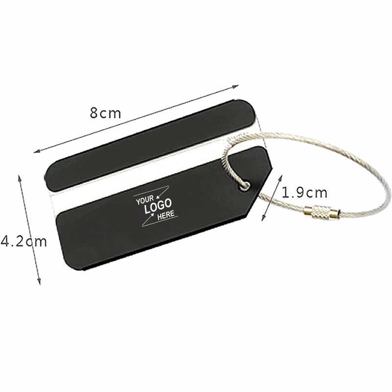 Aluminum Luggage Tag w/Name Card