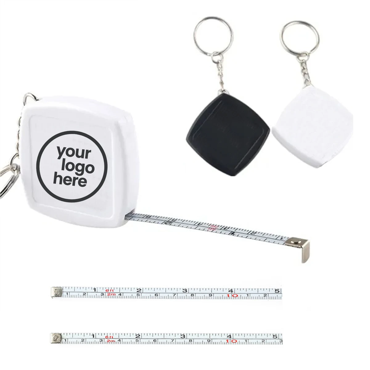 MOQ:100pcs Compact Keychain Measuring Tool 1