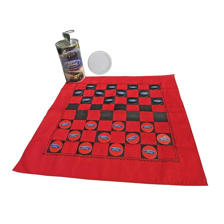 Checkerchief Can with Checkers - 12 oz. 1