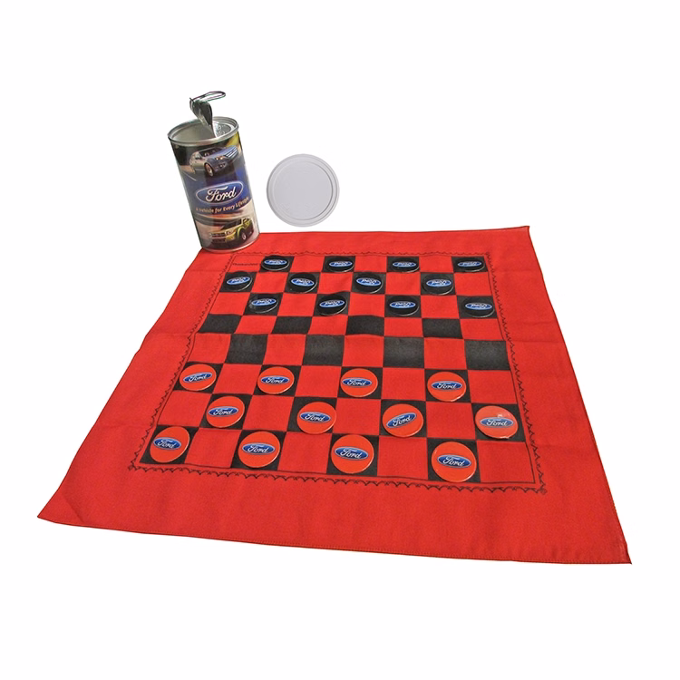 Checkerchief Can with Checkers - 12 oz.