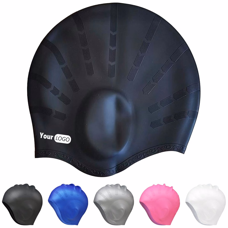 Silicone Waterproof Ear Protection Swim Cap