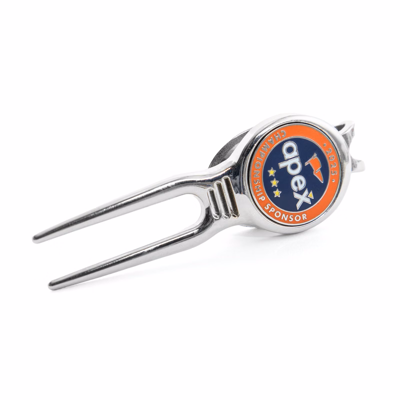 Golf Ball Markers with Divot Fixer