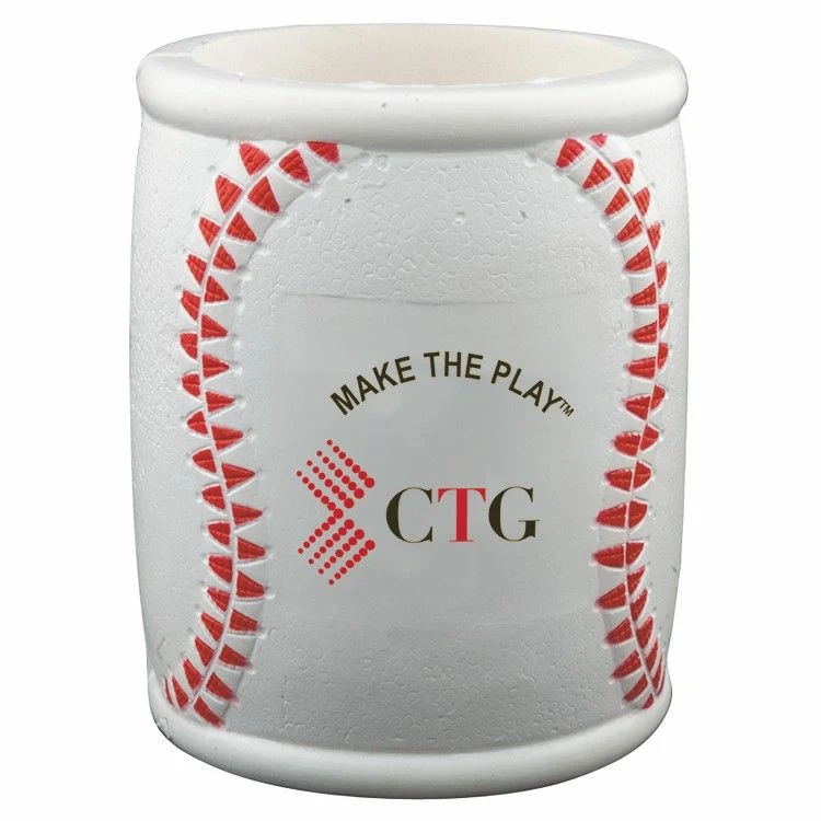 Baseball Sport Can Cooler, custom koozie with logo imprint 1