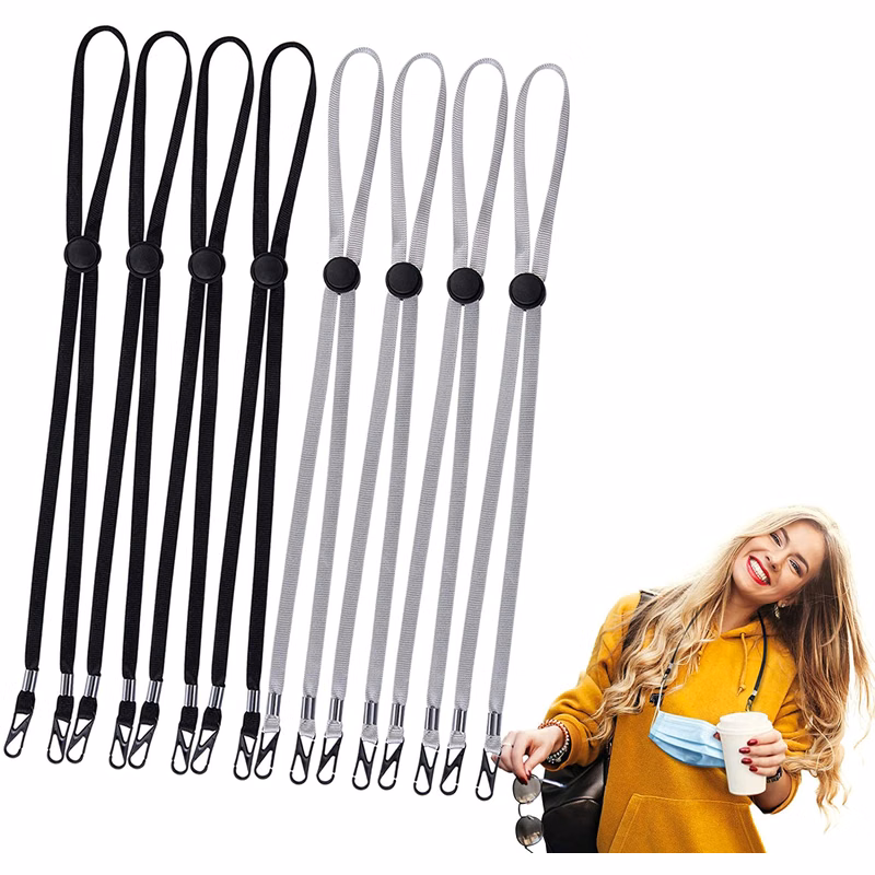 Adjustable Length Mask Lanyard