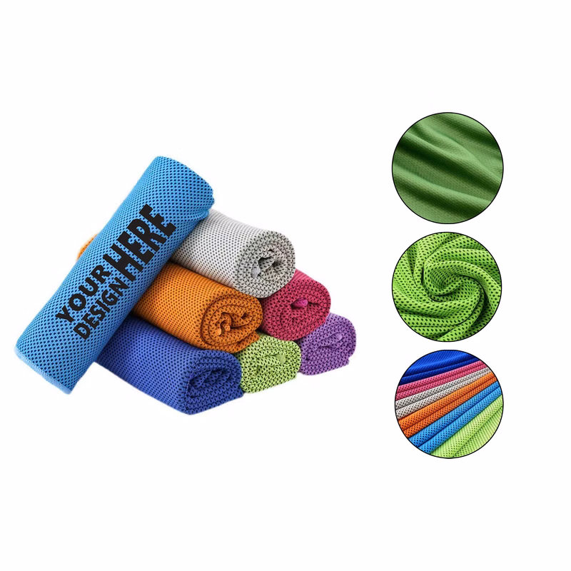MOQ 20Pcs Summer Ice Cold Feeling Sport Towel