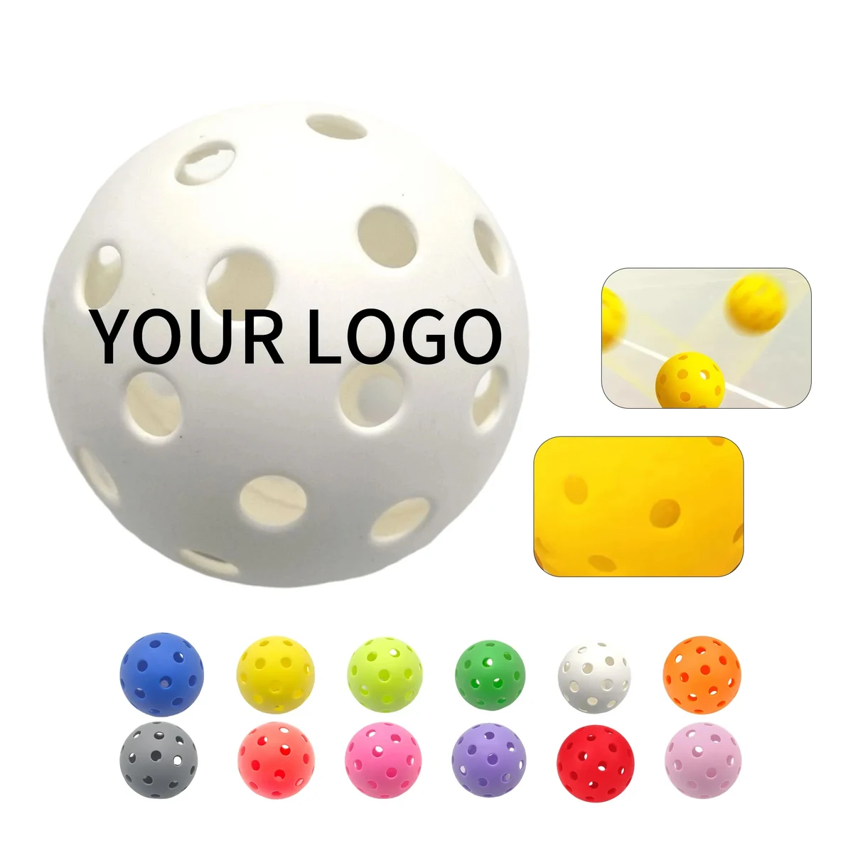 Durable 2.91 Inch Pickleball Ball 1