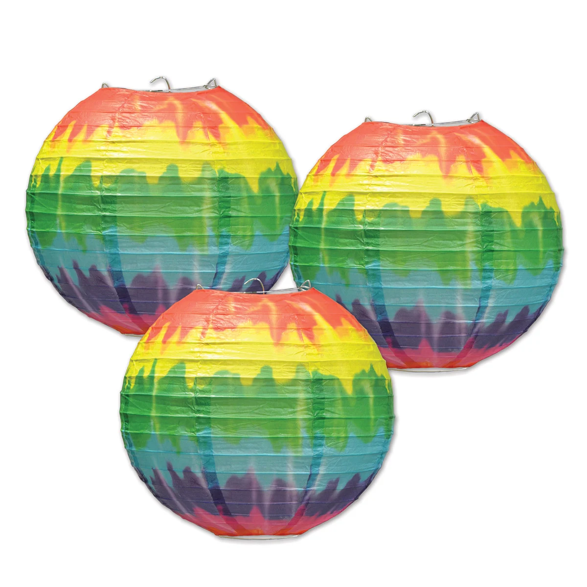 Tie-Dye Paper Lanterns 1