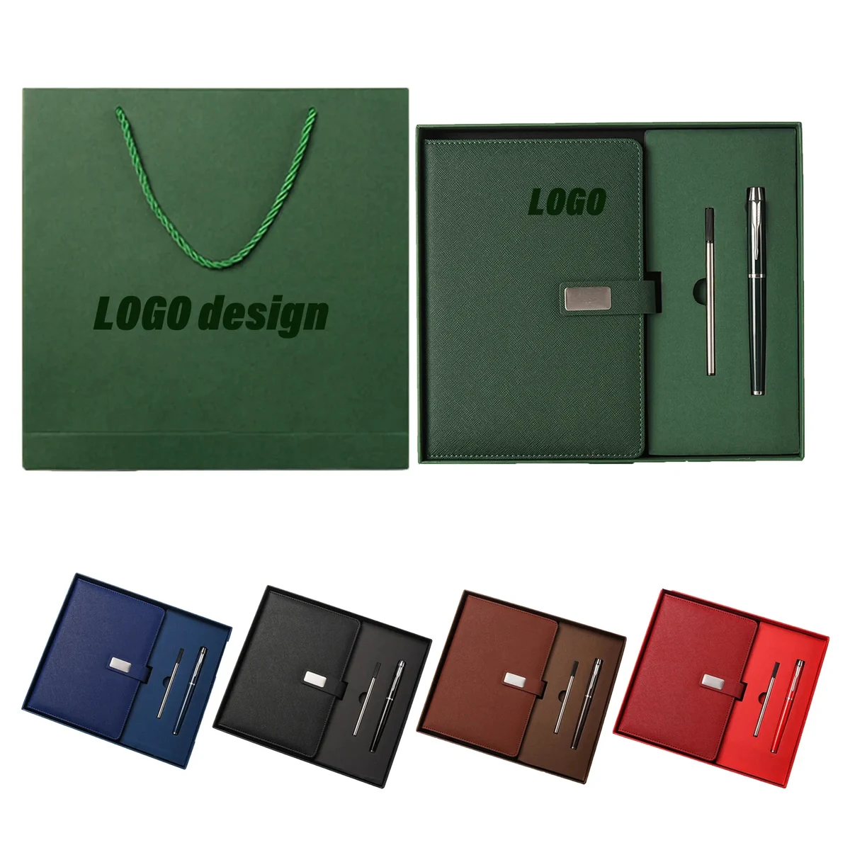 Business High-End Custom Notebook Gift Box Set 1