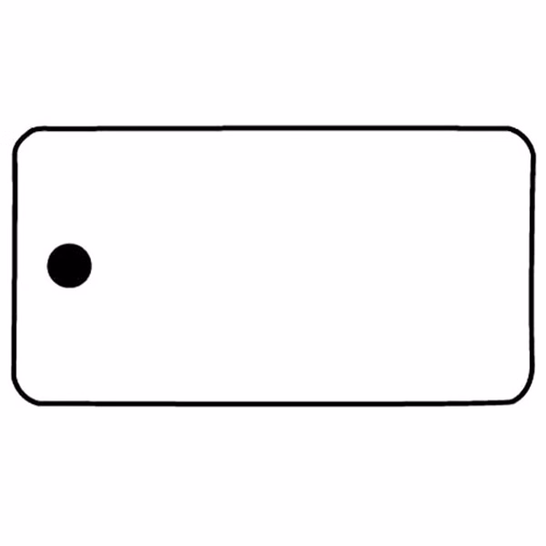 Rectangle 17 Key Tag - Spot Color