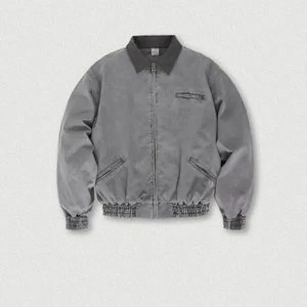 Luxury Streetwear Punk Heavy Canvas Jacket 1