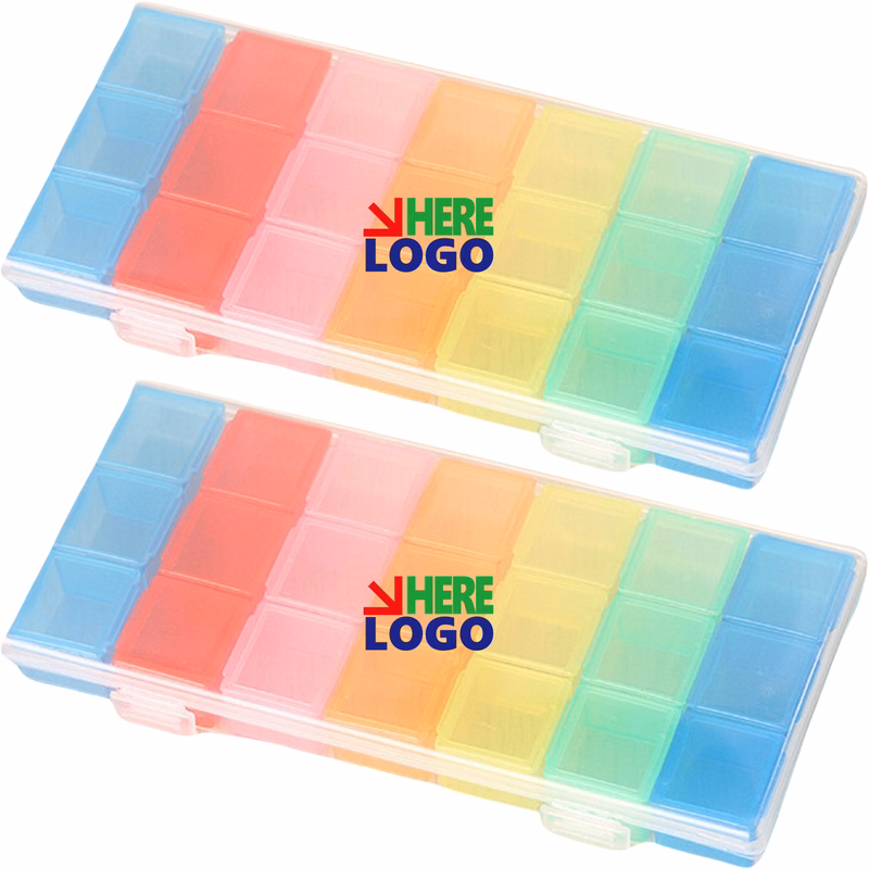 Pill Case Reminder Travel Container MOQ20