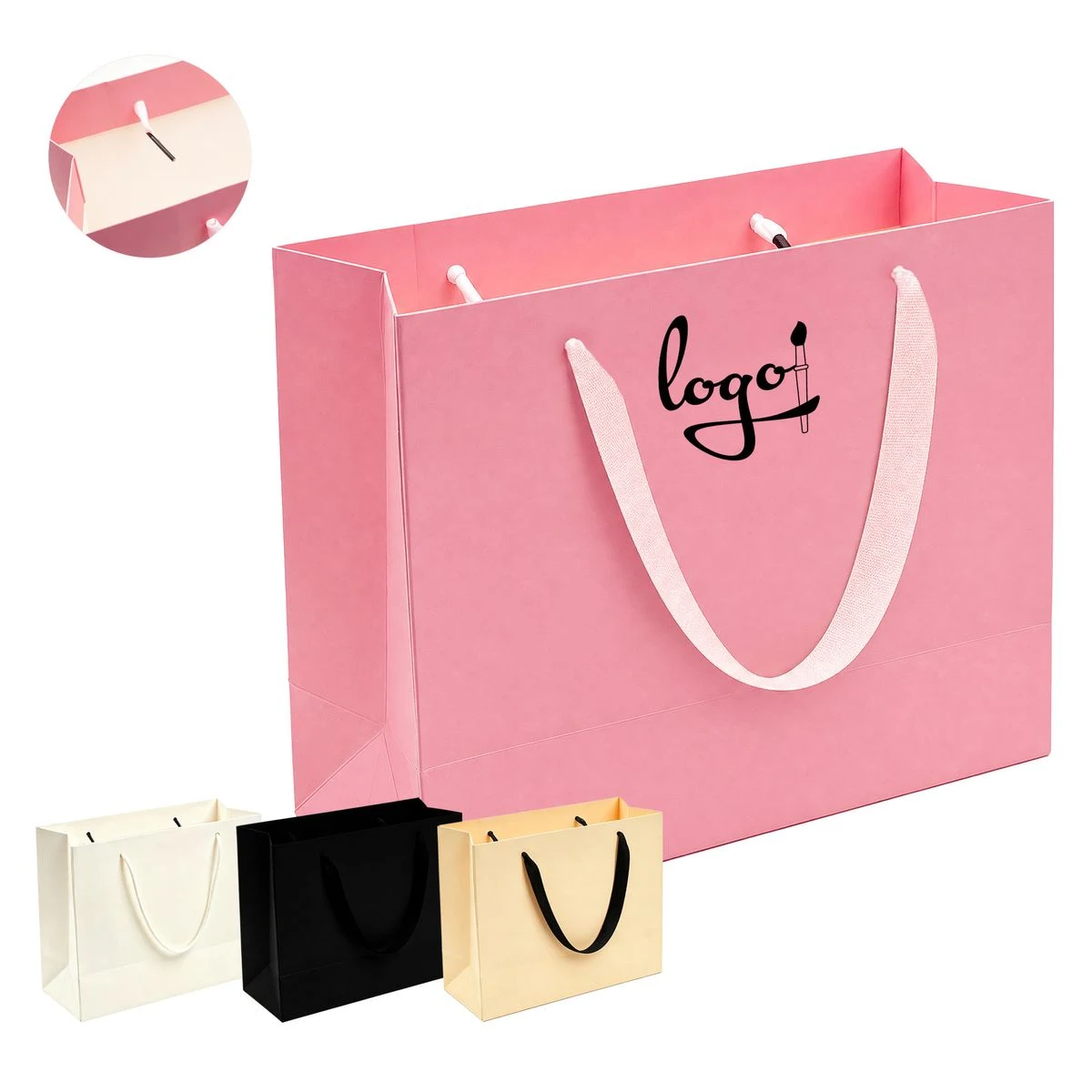 Clothing Handbag, custom tote bag with logo imprint 1