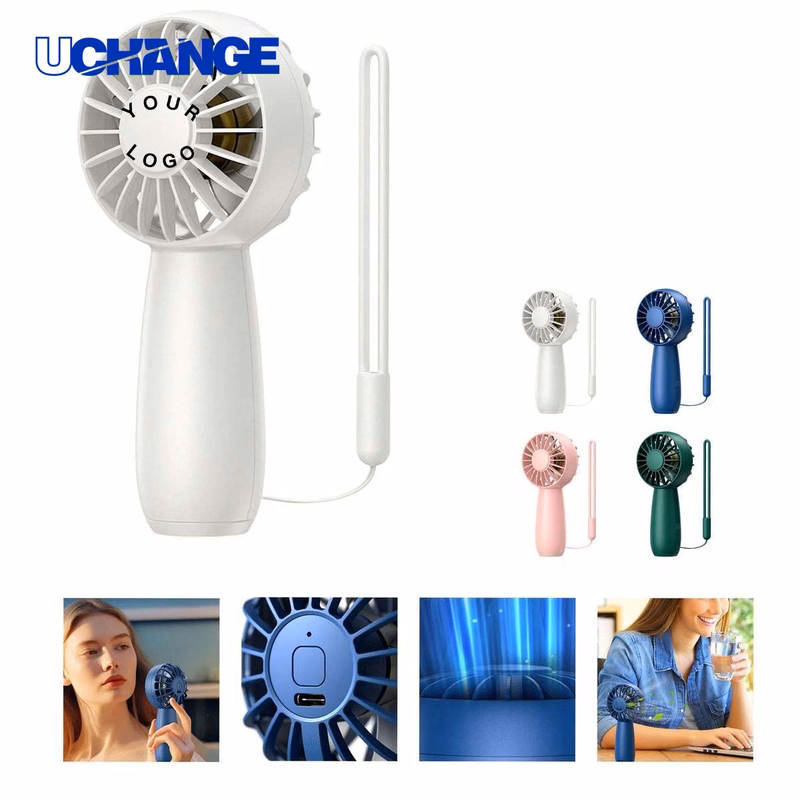 Mini Handheld Fan with Type C Charging Port for Travel