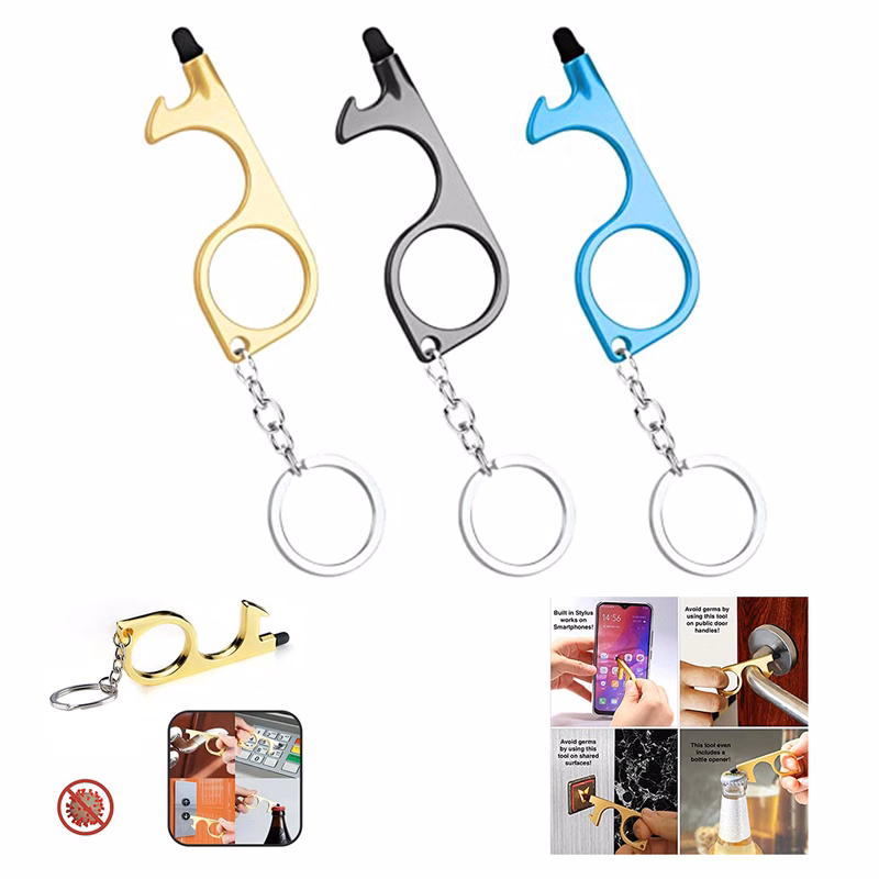 Non-Touch Door/Bottle Opener with Stylus
