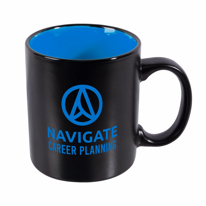 11 oz. Matte Inner Chroma Mug (1 Color Imprint)