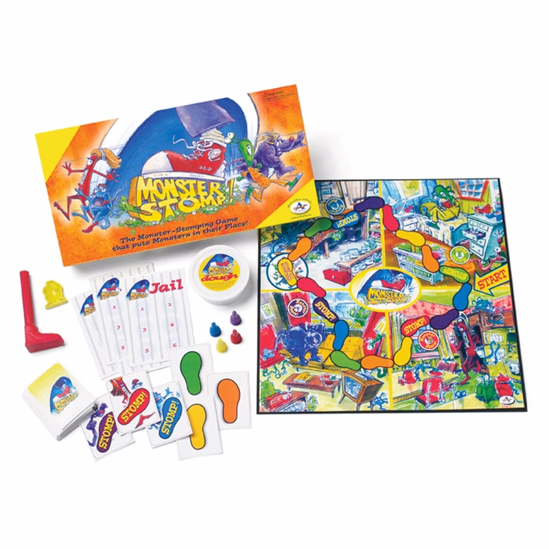 Monster Stomp Board Games - 2 Players Ages 7+