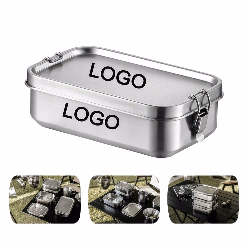 304 Stainless Steel Lunchbox for Dining Out, Work, School: 55.79 oz