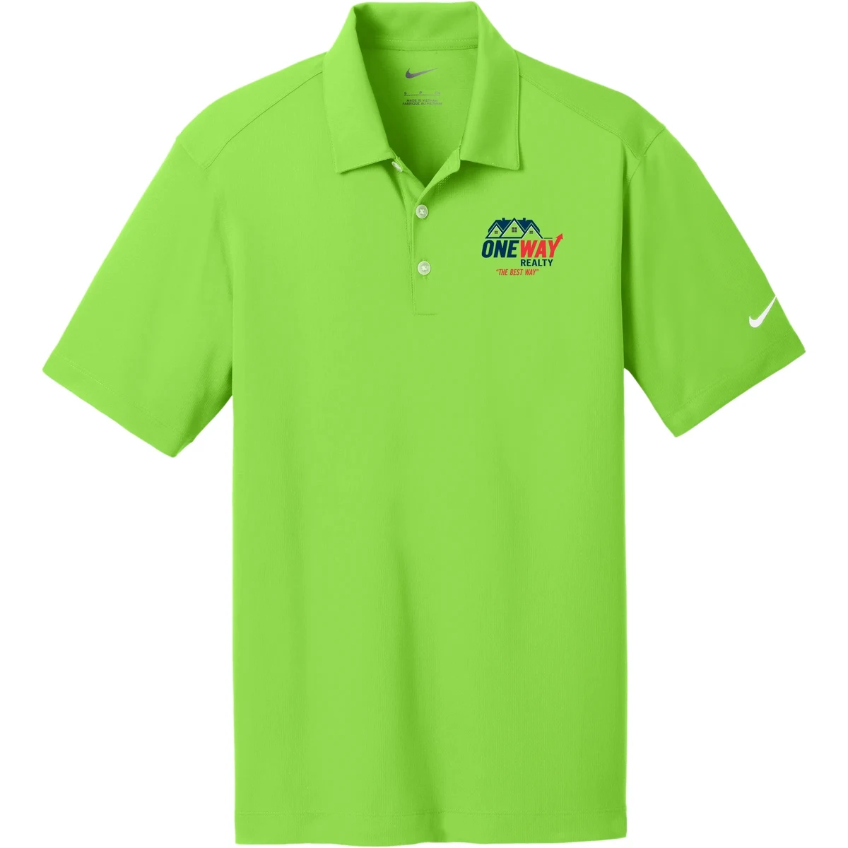 NIKE(R) DRI-FIT VERTICAL MESH POLO 1