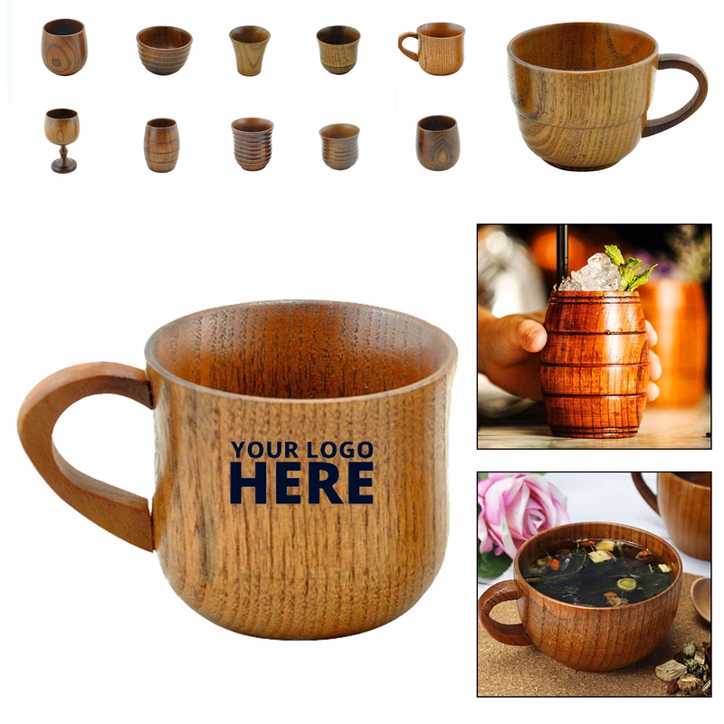 Handmade Wooden Coffee Cup 