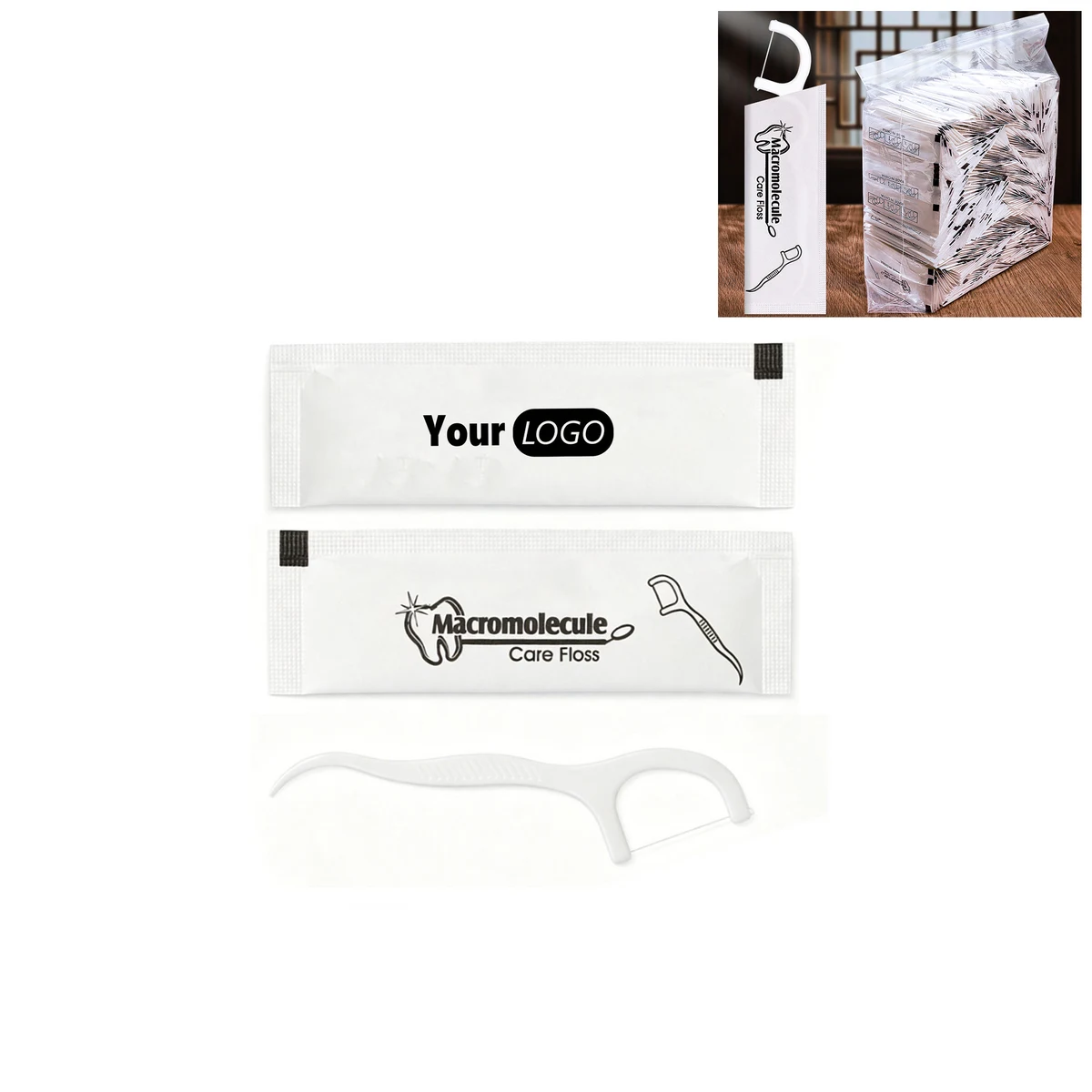 Single Use Dental Floss Sticks 1