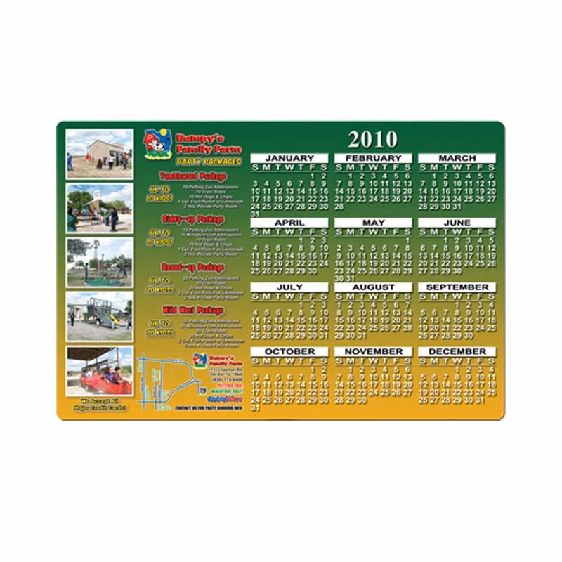 10"x15" Custom Printed Counter Mats with 1/16" Base