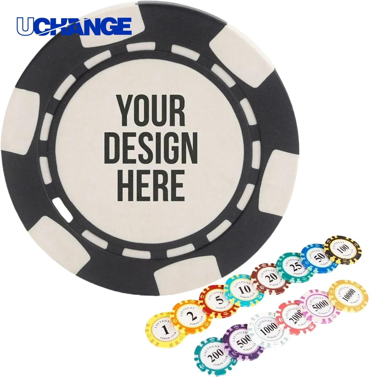 Casino Logo Plastic Poker Chip Set 1