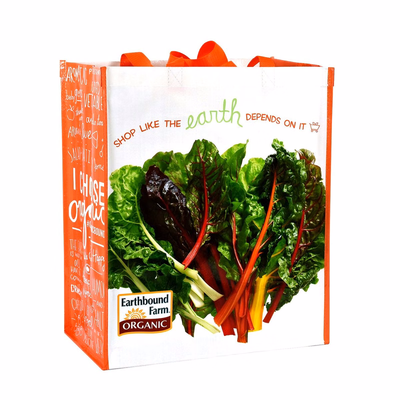 Premium Full-Color 145g Laminated Woven Grocery Bag 14"x17"x8"