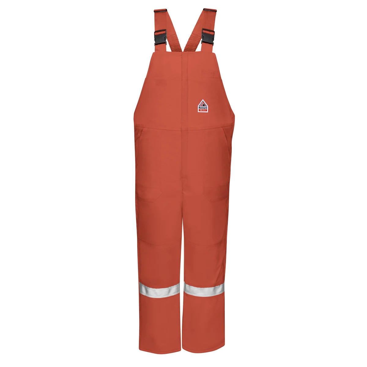 Bulwark® Men's Midweight Excel FR® ComforTouch® Deluxe Insulated Bib Overall with Reflective Trim 1