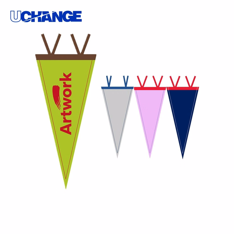 Felt Triangular Pennant Flag