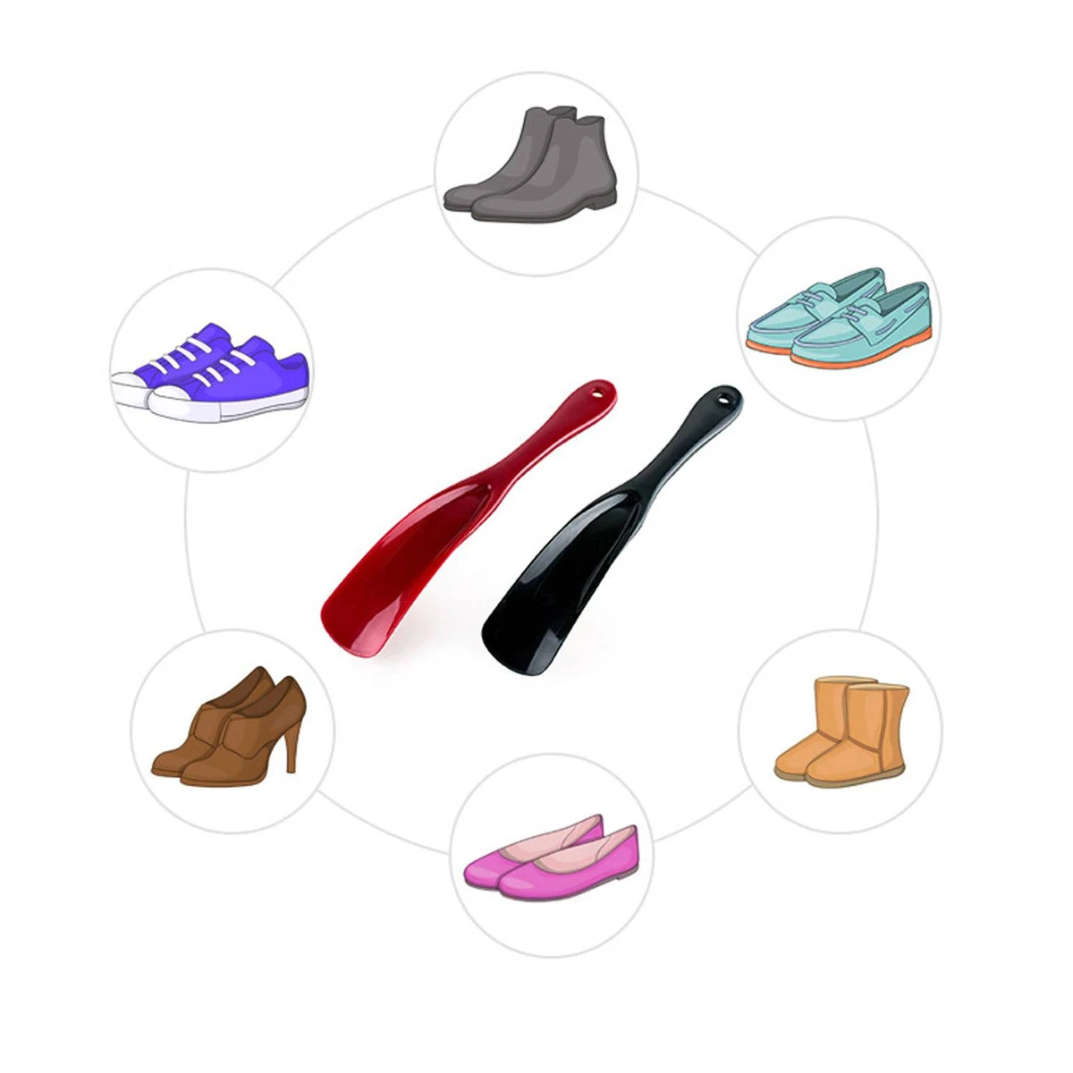 Plastic Shoehorn Shoes Helper 1