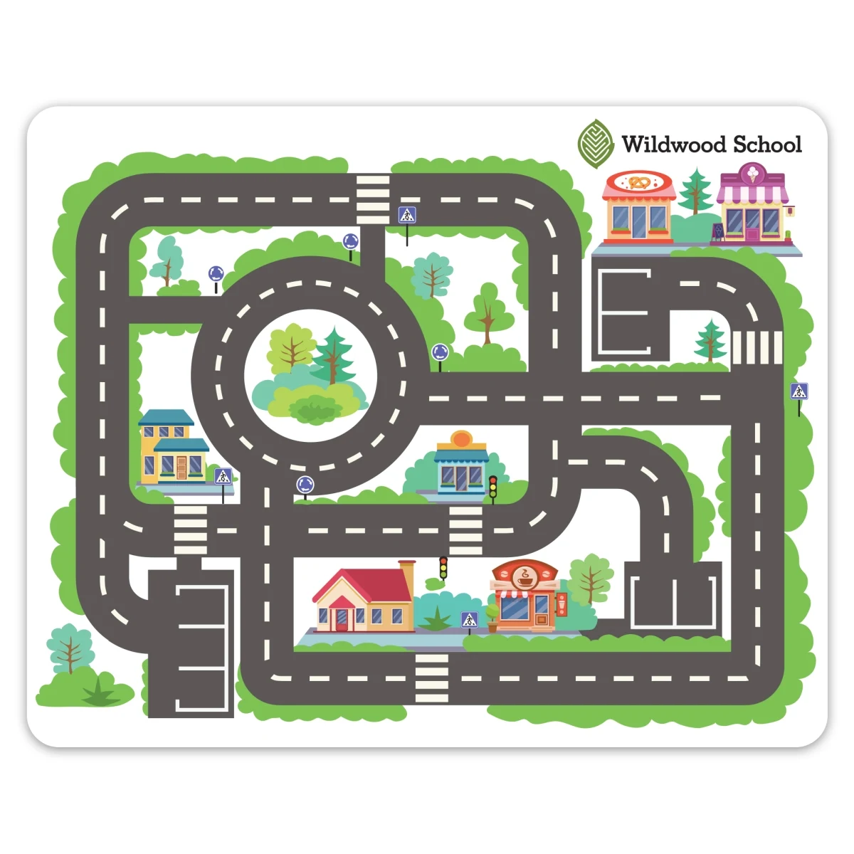 High Resolution Dye-Sublimated Gaming Mat w/Fabric Surface & Heavy Duty Backing (12.5"x10") SLIM 1