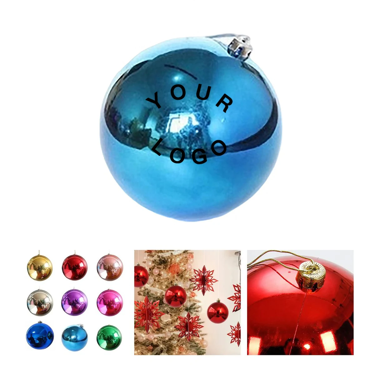 Durable Plastic Holiday Decorations with Cap 1