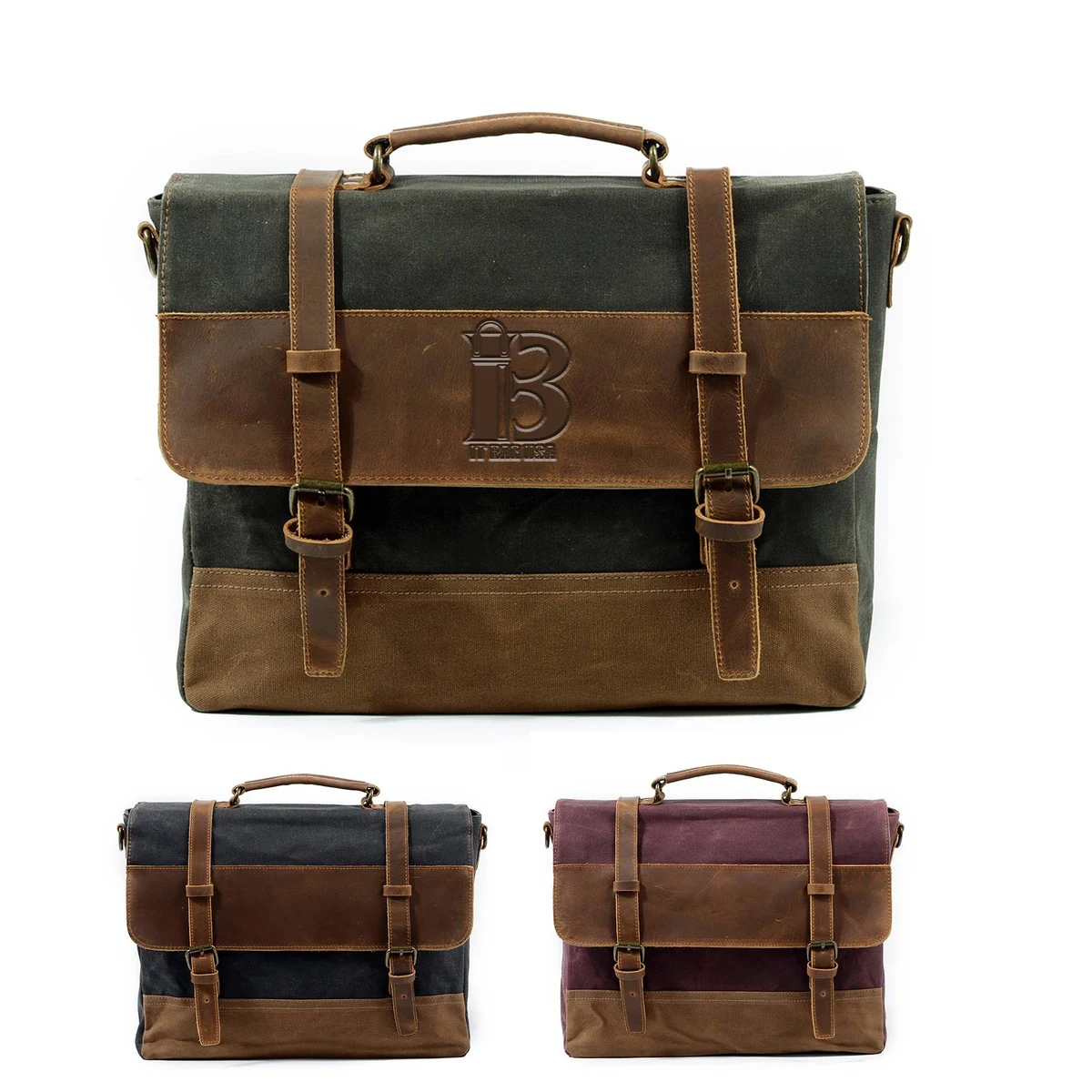 Canvas Waterproof Messenger bag 1