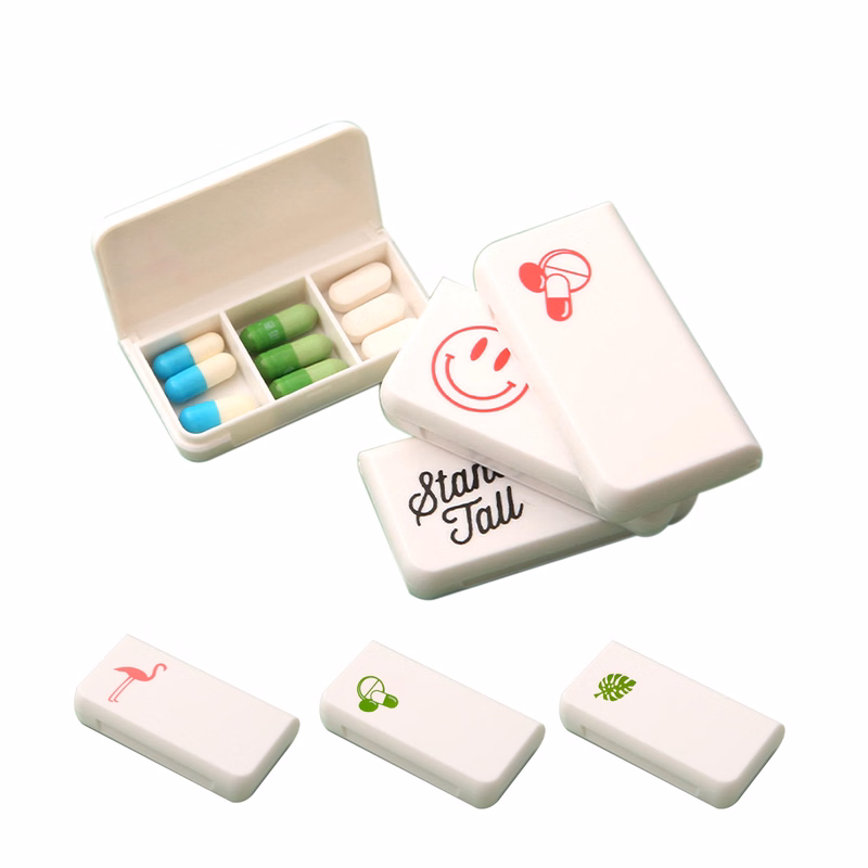 3 Compartments Travel Pill Organizer