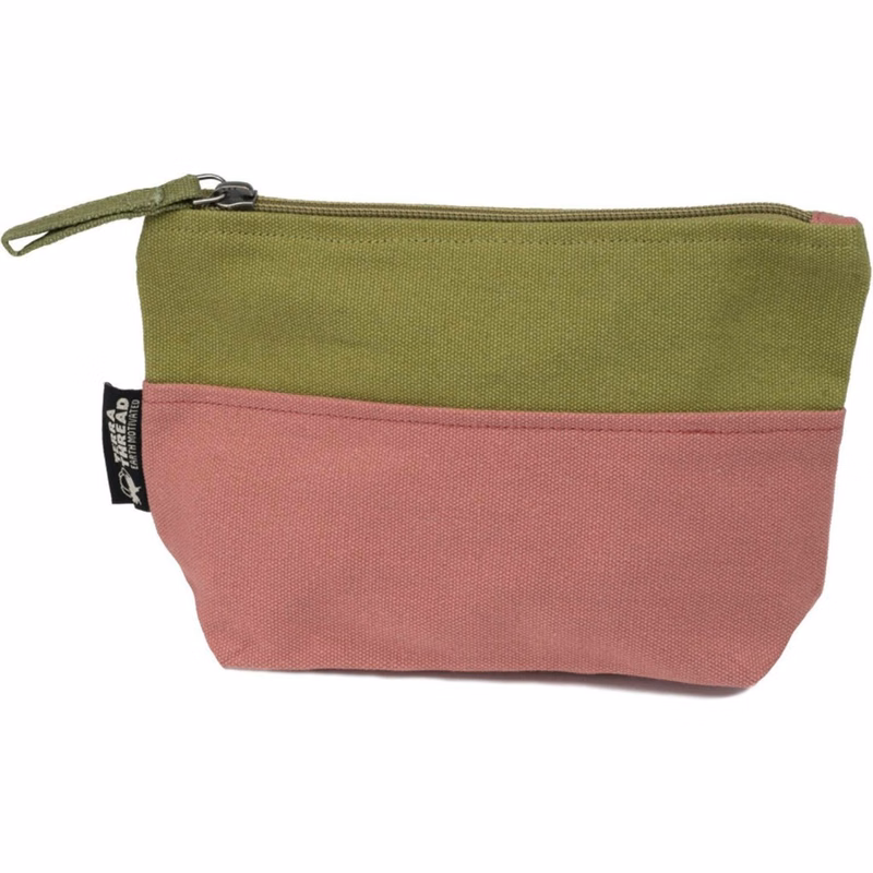TERRA THREAD® - Canvas Cosmetic Bag Sustainable GOTS & Fair Trade Certified
