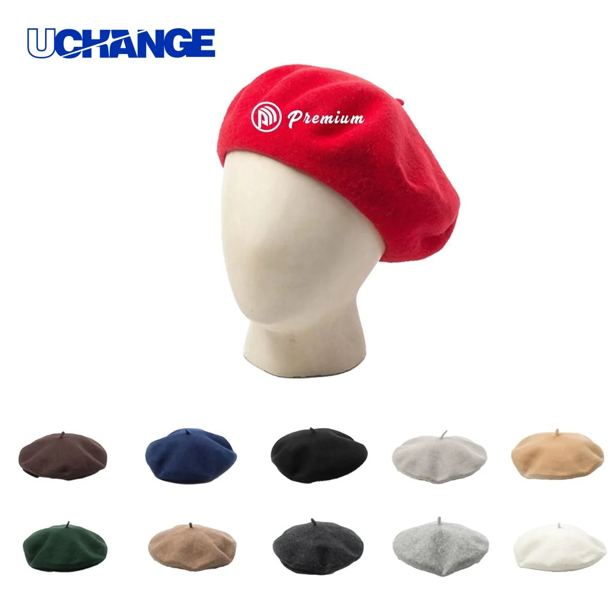 Wool Beret Hat 1