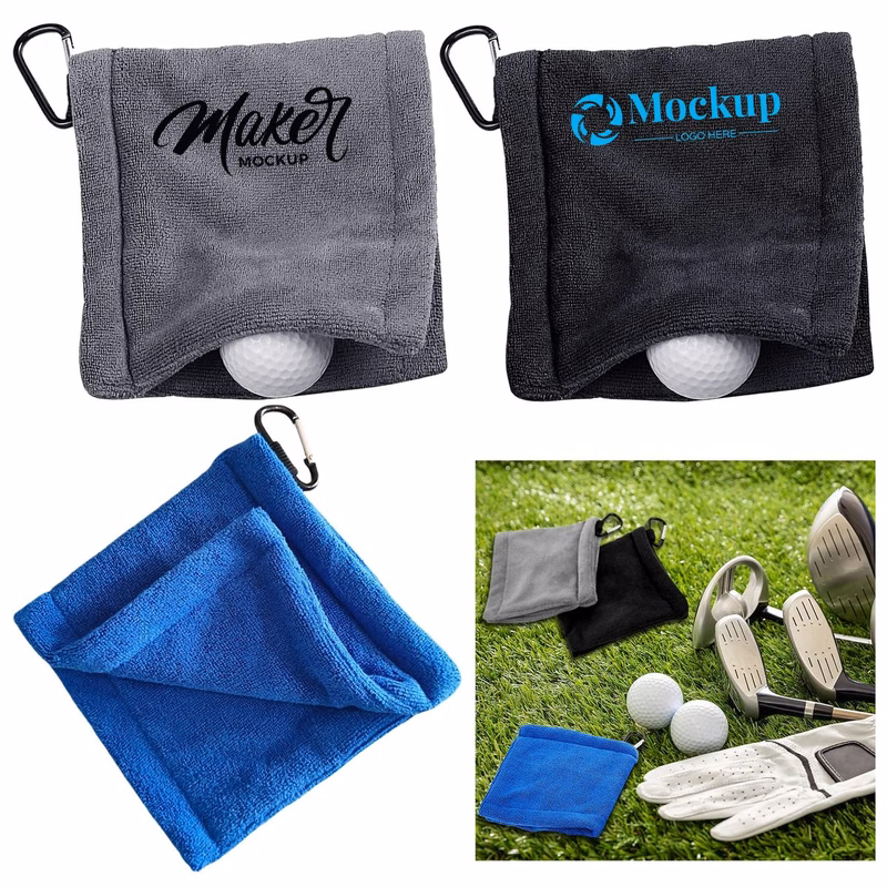 Portable Small Pocket Golf Towel
