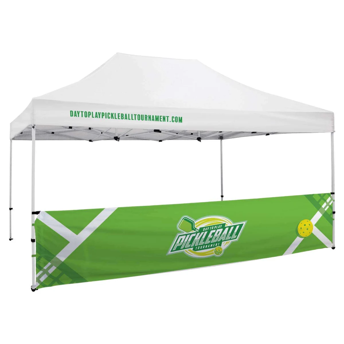 15' Premium Half Wall Kit (UV-Printed, Single-Sided) 1