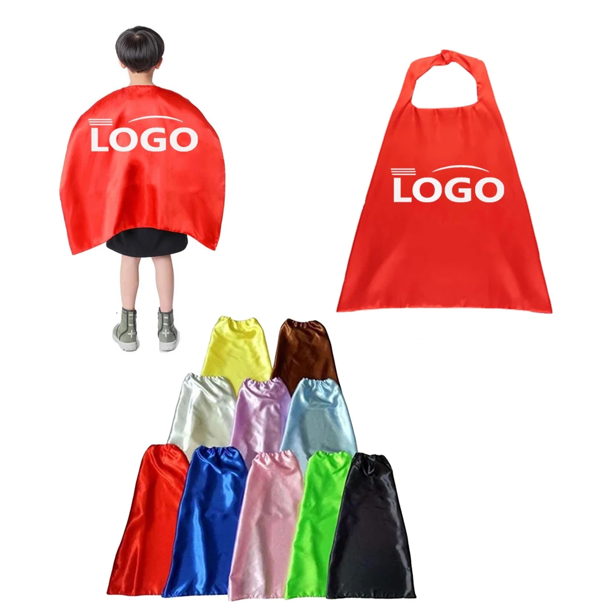 MOQ 50 PCS Kid Hero Cape 1